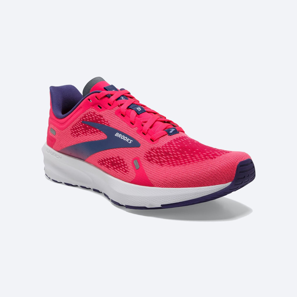 Brooks Womens Launch 9 Sneakers Shoes Athletic Road Running-Pink/Fuchsia/Cobalt