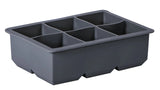 Avanti Silicone 6 Cup King Ice Cube Tray - Charcoal