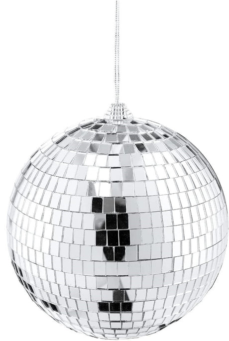 15cm Disco Mirror Ball DJ Light Shiny Silver Dance Party Stage Lighting Eve