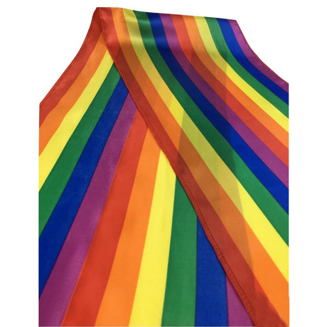 10x GAY PRIDE RAINBOW SCARF Wrap Holiday Parade Party LGBT Lesbian BULK