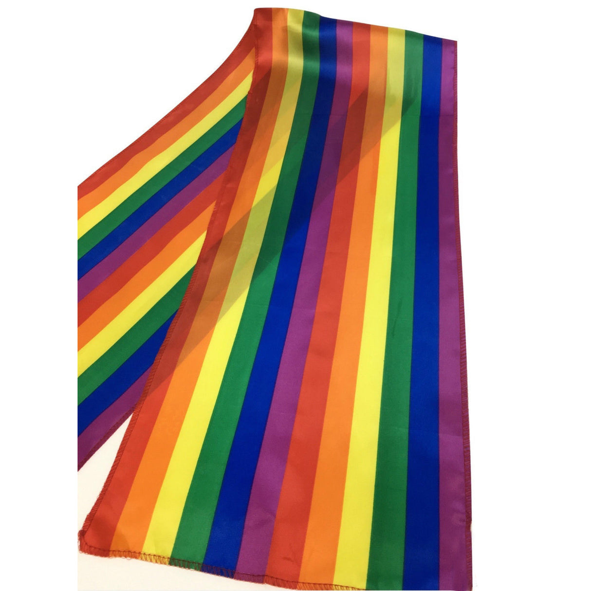 10x GAY PRIDE RAINBOW SCARF Wrap Holiday Parade Party LGBT Lesbian BULK