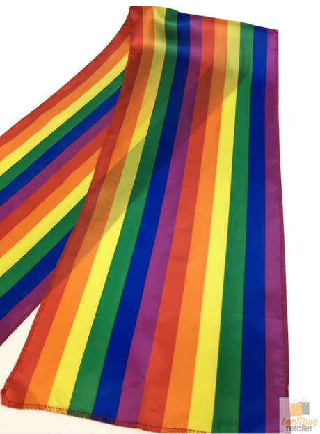 4x GAY PRIDE RAINBOW SCARF Scarves Pride Parade Party Lesbian LGBT BULK