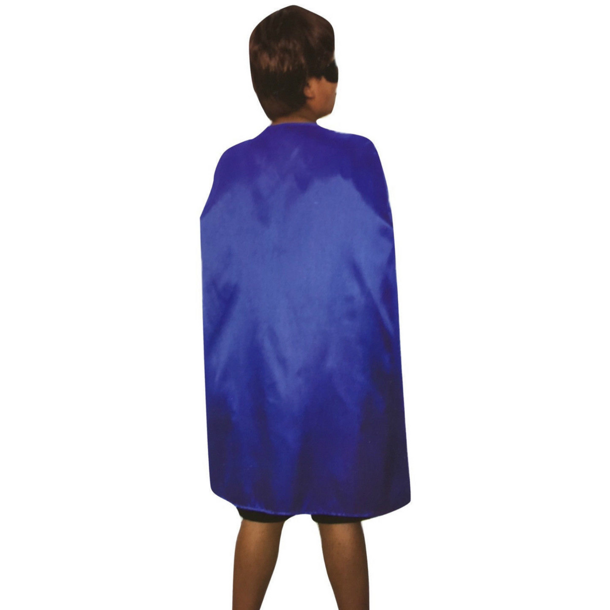 MEDIUM CAPE Kids Childrens Party Costume Vampire Halloween Coat School Team - Blue