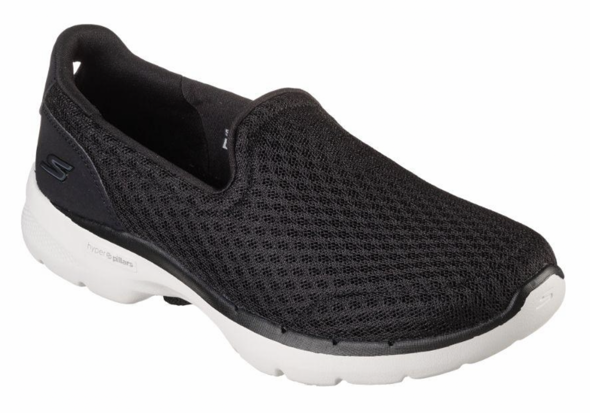 Skechers Womens Gowalk 6 Big Splash Casual Sneakers Runners Shoes - Black