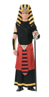 EGYPTIAN PHARAOH COSTUME Ramses The King of Egypt Adult Tut Halloween Lord