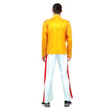 Freddie Mercury Mens Party Costume King of Pop Rock Halloween