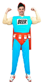 The Simpsons Duffman Duff Man Beer Muscle Classic Mens Adult Costume Oktoberfest