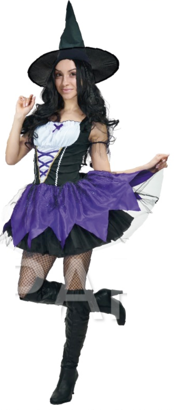 Adult Womens Fairy Witch Costume Halloween Party Vampire - One Size