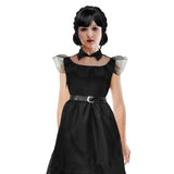 Childrens Black Prom Dress Party Costume Halloween in Black