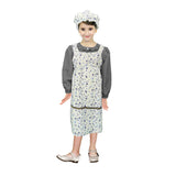 Girls Grandma Old Lady Costume Victorian Schoolgirl 100 Days Party Halloween