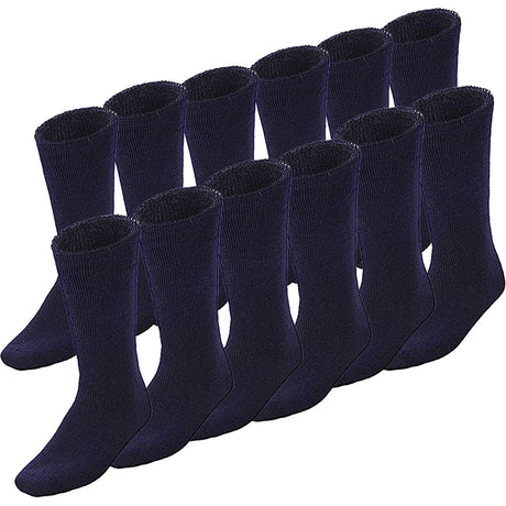 12 Pairs BAMBOO SOCKS Mens Heavy Duty Premium Thick Work Socks Cushion BULK