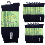 12 Pairs PREMIUM BAMBOO SOCKS Mens Heavy Duty Thick Work Socks Cushion BULK