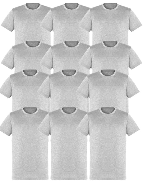 12X BULK Plain T Shirt 100% COTTON Assorted Colours S - XXL Mens Womens Top - Navy