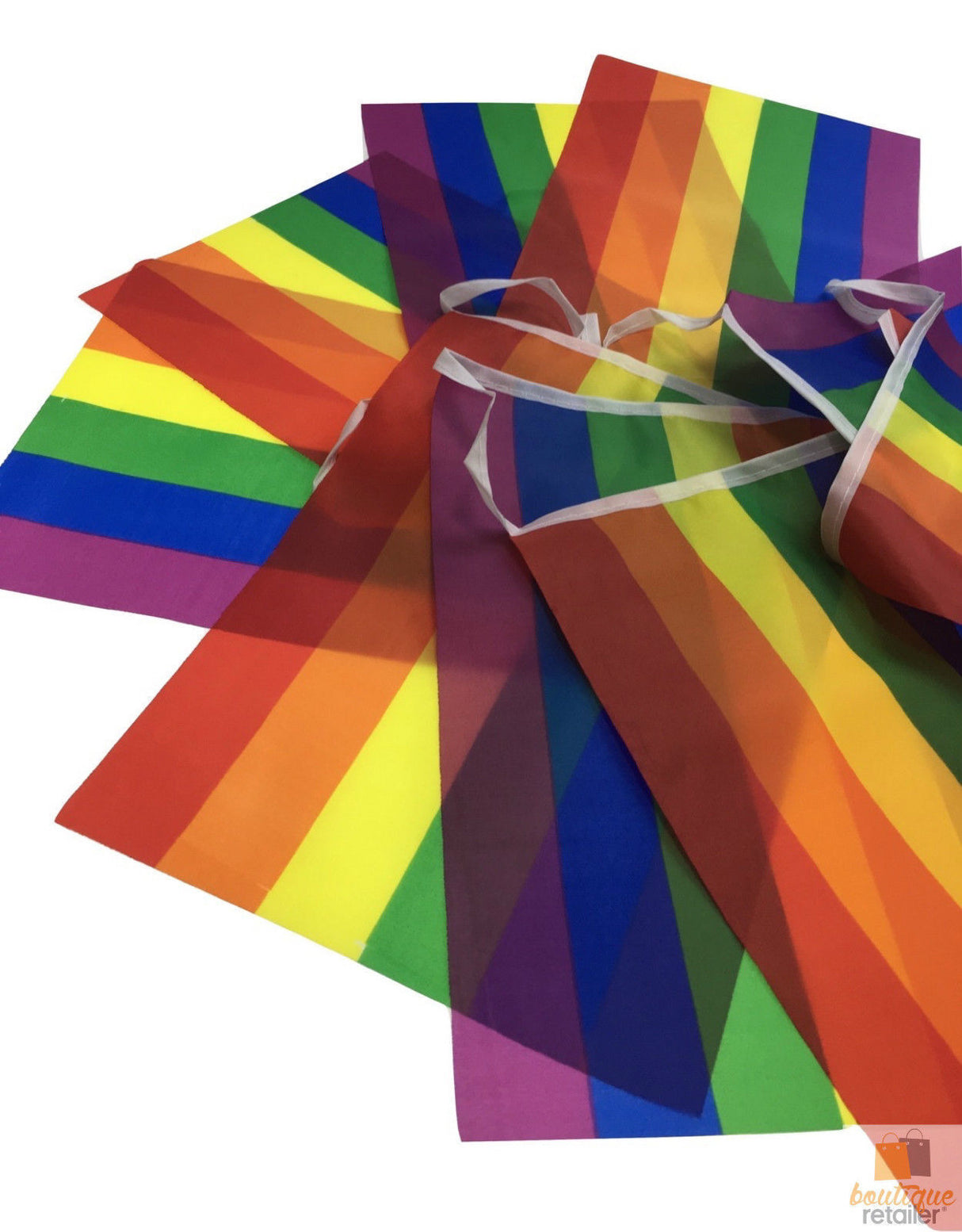 4x 3.6m RAINBOW BUNTING FLAG Party Banner Stall Flags Decor Gay Pride LGBT BULK