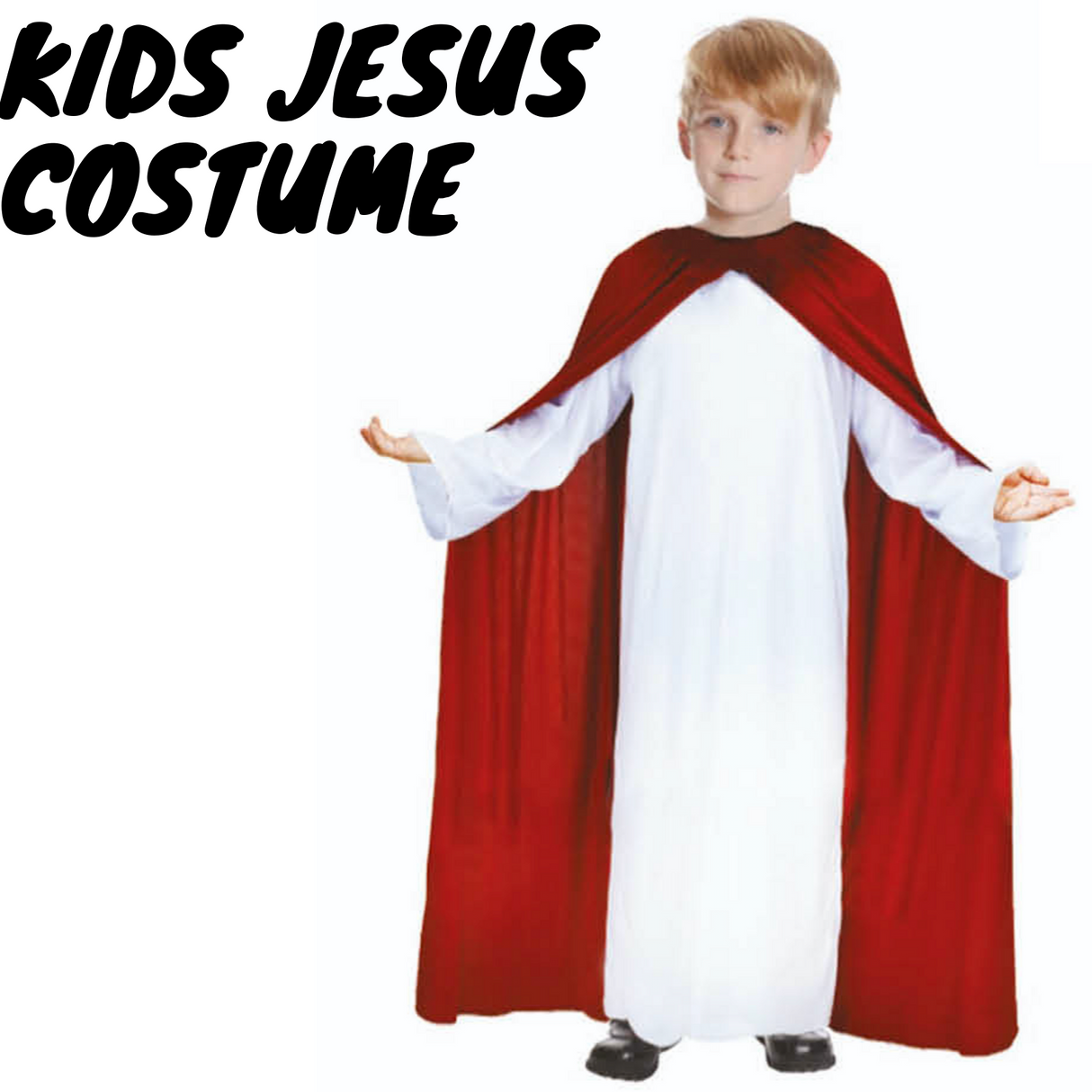 Childrens Kids Jesus Costume Holy Christ Fancy Dress Up Party Moses Religious Church