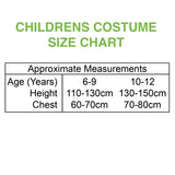 Childrens Space Warrior Costume Jedi Party Master Boys Kids