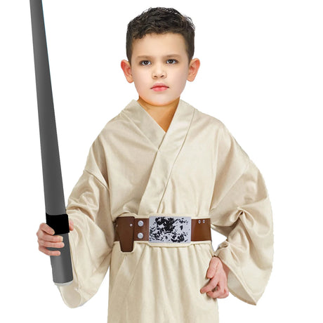 Childrens Space Warrior Costume Jedi Party Master Boys Kids