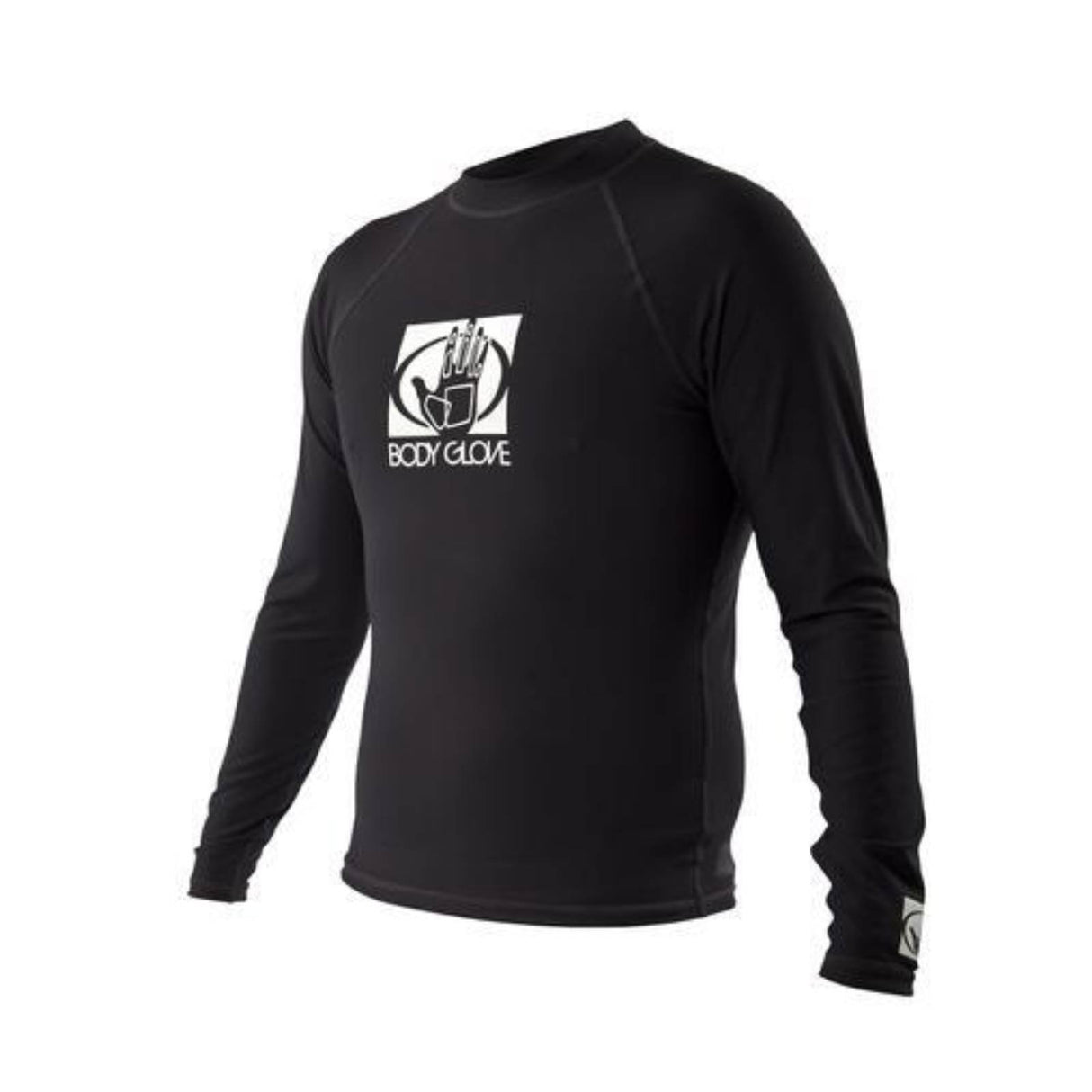 Body Glove Mens Rash Guard Rashie Swimming Swim Long Sleeve - Black