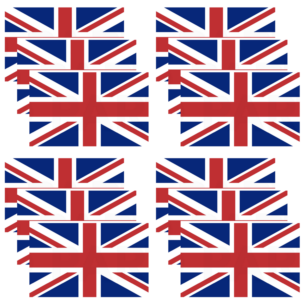 12x United Kingdom Country Flag Union Jack Great Britain UK Heavy Duty - 150cm x 90cm