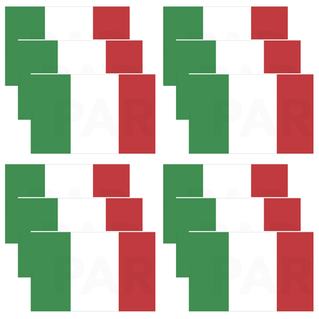 12x Italy Country Flag Italian Heavy Duty - 150cm x 90cm