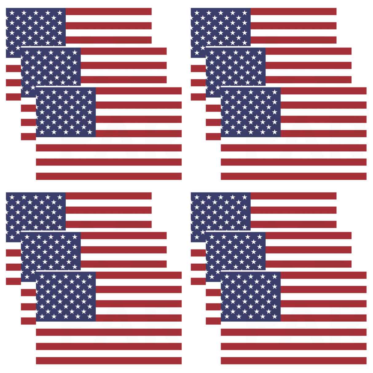 12x United States America Country Flag USA American Heavy Duty US - 150cm x 90cm