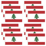 12x Lebanon Lebanese Country Flag Heavy Duty Outdoor - 150cm x 90cm Bulk