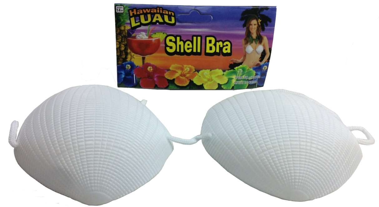 SHELL BRA Costume Party Hawaiian Hula Beach Dress Top Tropical Mermaid