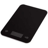 Propert 5kg Slimline Glass Soft Touch Digital Electronic Kitchen Scale - Black