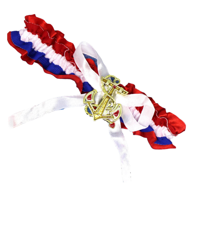 Ladies Navy Sailors Garter Party Costume Wedding Thigh Band Halloween Sailor