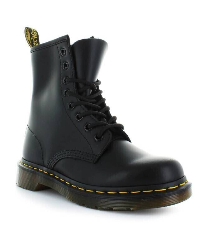 Dr. Martens Unisex Original 1460 Smooth Boots Shoes Doc Martins Combat - Black