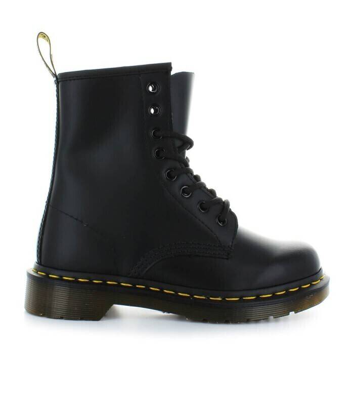 Dr. Martens Unisex Original 1460 Smooth Boots Shoes Doc Martins Combat - Black