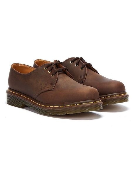 Dr. Martens 1461 Smooth Shoes Classic 3 Eye Lace Up Unisex - Dark Brown