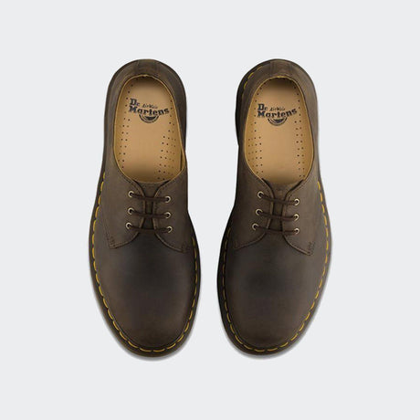 Dr. Martens 1461 Smooth Shoes Classic 3 Eye Lace Up Unisex - Dark Brown