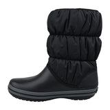 Crocs Womens Ladies Winter Warm Puff Boot Puffer - Black/Charcoal