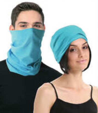 Seamless Tube Bandana Head Scarf Face Cover Mask Gaiter Ski Snow - Plain Colours