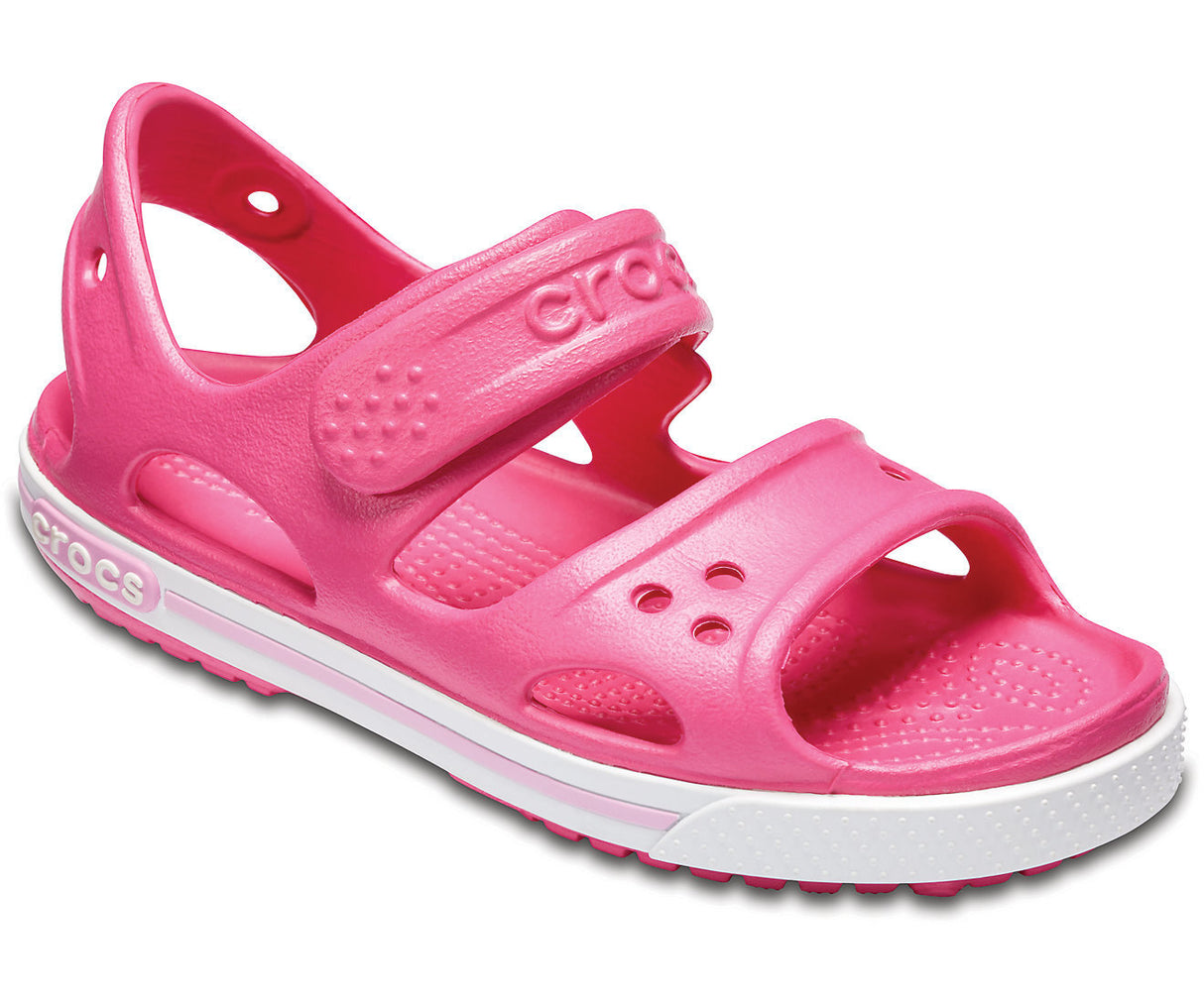 Crocs Kids Crocband II Sandals Shoes - Paradise Pink/Carnation