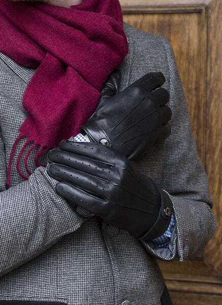 Dents Mens Unlined Leather Driving Gloves Made In England (UK) Daniel Craig Fleming