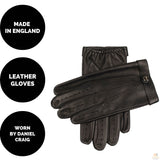 Dents Mens Unlined Leather Driving Gloves Made In England (UK) Daniel Craig Fleming