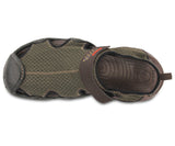 Crocs Mens Swiftwater Water Sandals Waterproof Shoes Aqua - Espresso