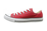 Converse Unisex Chuck Taylor Canvas Shoes All Star Ox Lo Casual Flats - Red