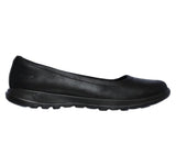 Skechers Womens Go Walk Lite Flats Shoes Comfort GEM Lightweight - Black/Black