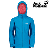 Jack Wolfskin Grivla Kids Jacket Boys Fleece Winter Warm Zip Reflectors Hooded