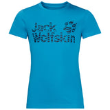 Jack Wolfskin Kids Jungle T Shirt Tee Top Sun UV Shield Shirt Childrens UPF 50+ Night Blue