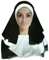 NUN Headpiece & Neckpiece Set Kit Collar Saints Sinners Church Sister Party