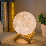 3D Moon Lamp Night Light Moonlight Desk Table Smart Phone Montion Sensor