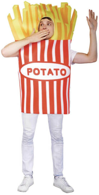 Adult French Fries Chips Costume Party Fast Food Takeaway Halloween Book Week