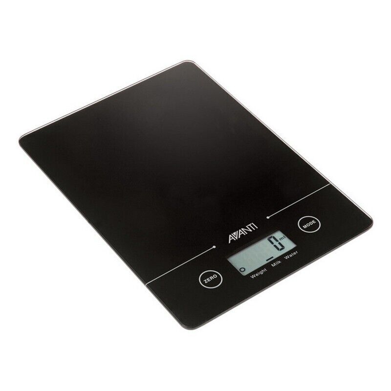 Avanti Compact Digital Kitchen Scale 5kg in Black