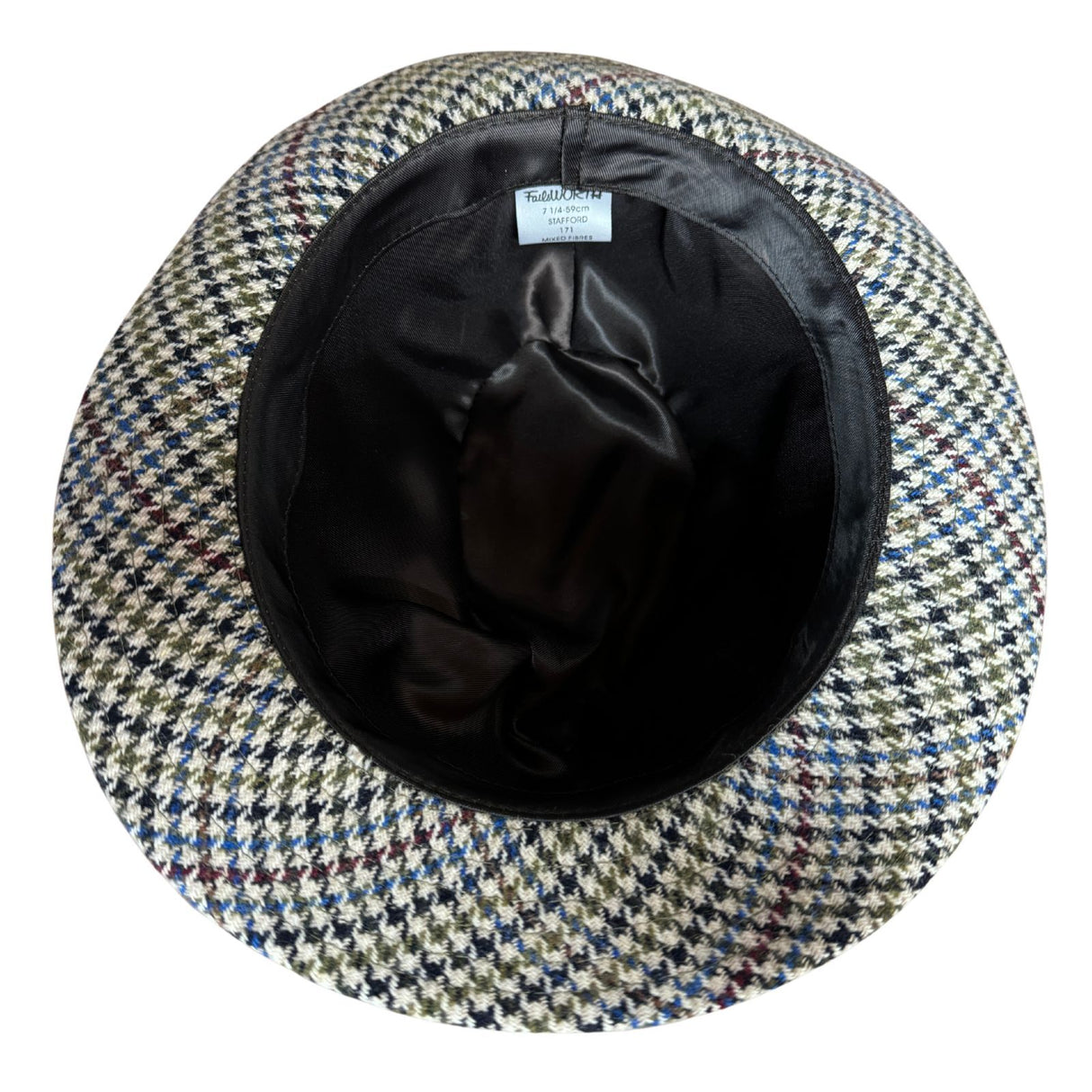 Failsworth Staford Mixed Fibres Solid Brim Trilby Hat 59cm