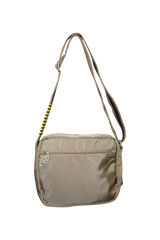 FIB Mens Crossbody Shoulder Bag Travel Satchel Adjustable Strap - Sand