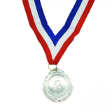 2nd METAL SILVER WINNER MEDALS Sports Day School 46cm Ribbon Olympics